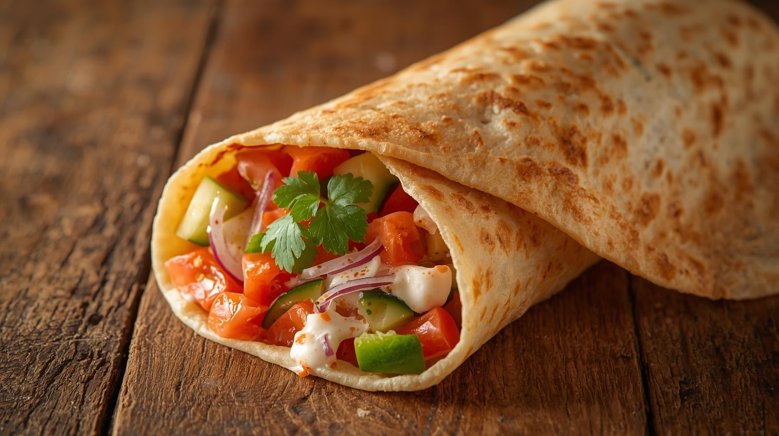 Paratharulle – Vegetarisk