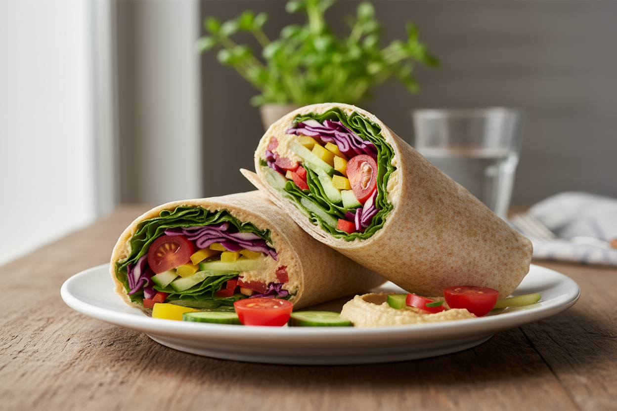 vegetarian wrap